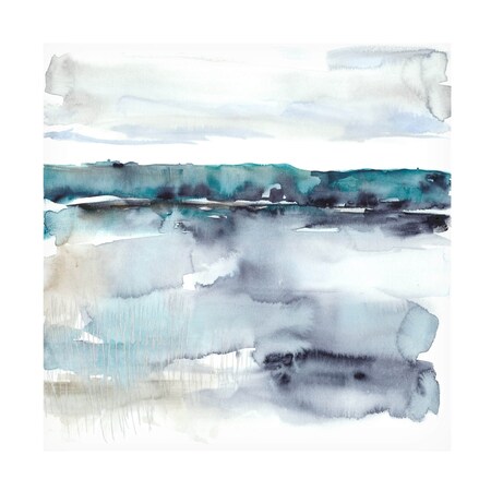 Jennifer Goldberger 'View Across The Lake I' Canvas Art, 18x18